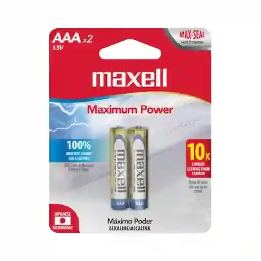 Pilas Alcalinas Aaa X 2 Unidades Aaa Lr03 2pk