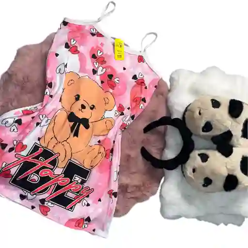 Pijama Batola Sexy Para Dama Con Lindo Estampado