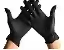 Guantes De Nitrilo Negro Caja 100 Unidades Talla S