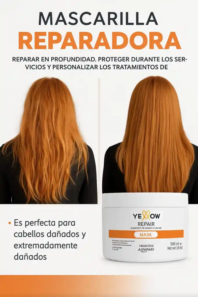 Yellow Tinte Rubio Oscuro 60ml N.6