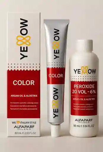 Yellow Tinte Rubio Oscuro 60ml N.6