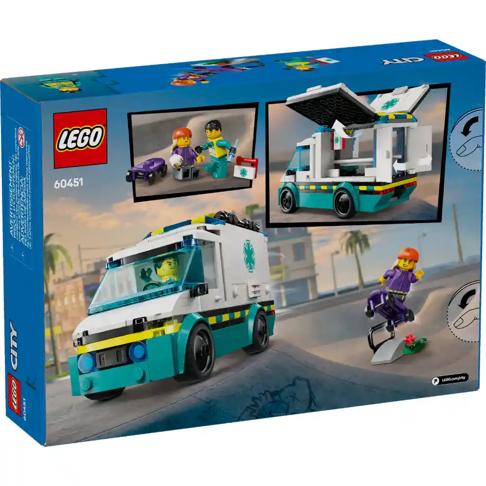 Juego De Construcción Lego 184 Ambulancia Para Niños