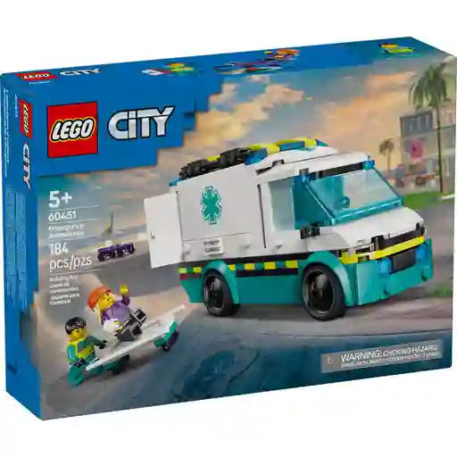 Juego De Construcción Lego 184 Ambulancia Para Niños