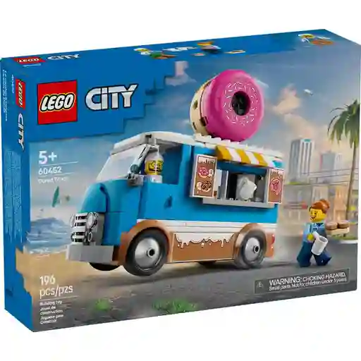 Juego De Construcción Lego 196 Carro De Dona Para Niños