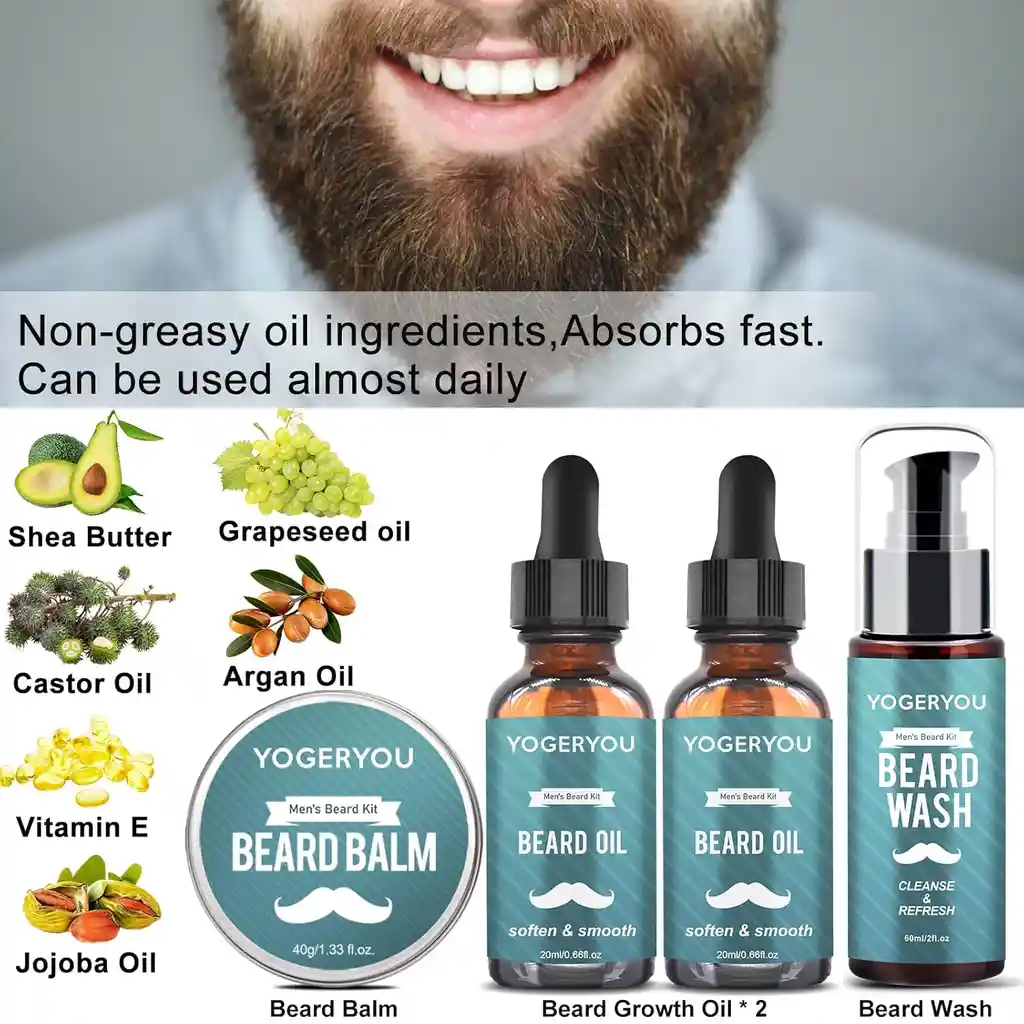 Kit De Cuidado De Barba – Regalo Ideal Para Papá