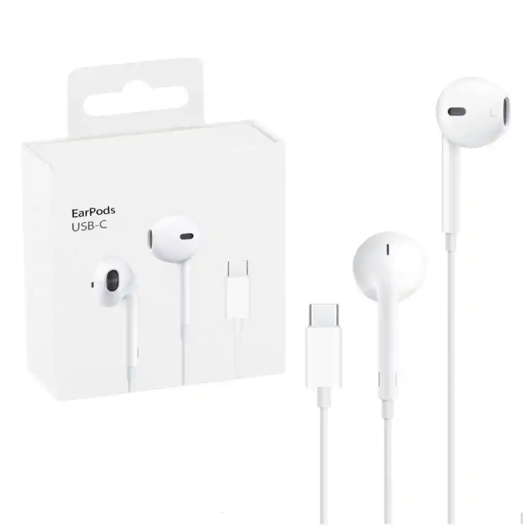 Earpods Audífonos Iphone Tipo C Iphone 15, 16 Y Mas...