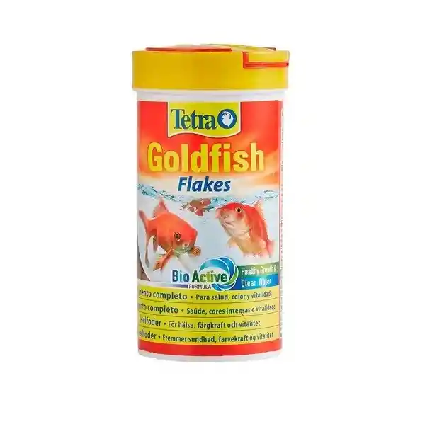 Alimento Para Peces Escamas 52g Tetra Goldfish De Agua Fría
