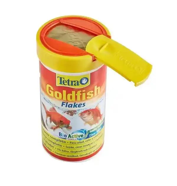 Alimento Para Peces Escamas 52g Tetra Goldfish De Agua Fría