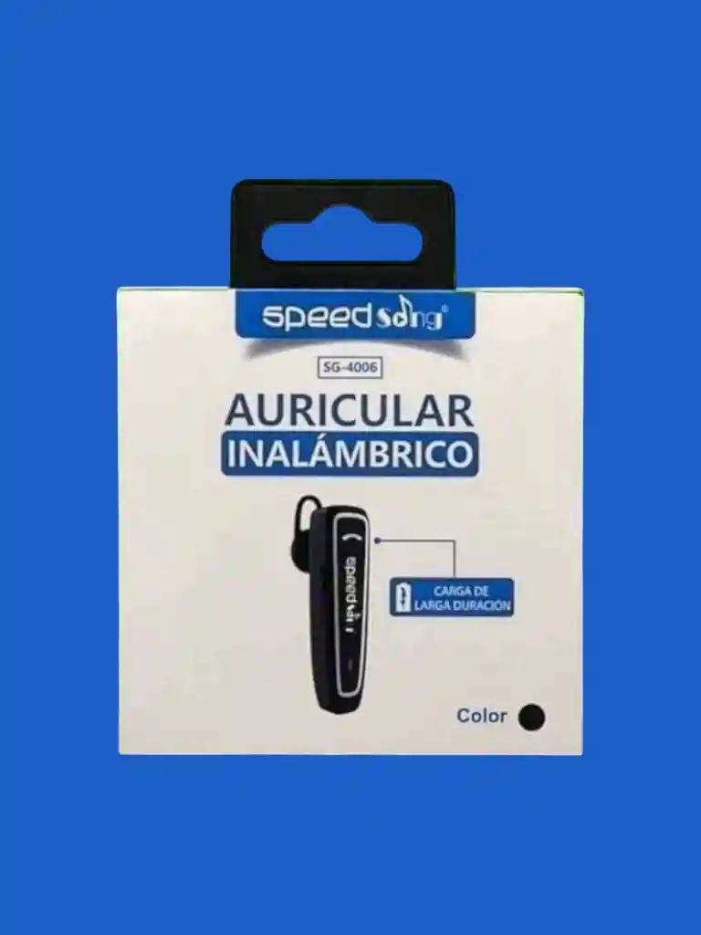 Auricular Inalámbrico Speed Song Sg-4006 (tipo Piloto)
