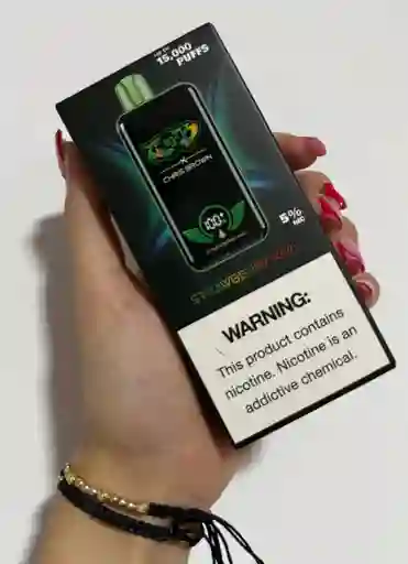 Vaper - Vaporizador 15,000 Puffs. Chris Brown - Strawberry Kiwi