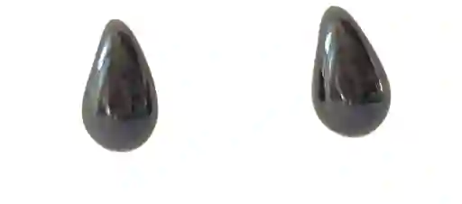 Topo Tipo Gota Pequeña Perlada Negro