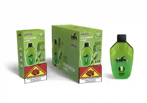 Vapeador Viral 9.000 Puffs Cucumber Lime