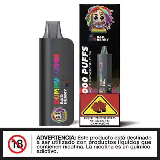 Vapeador Dummy Vape 8.000 Puffs Bad Berry