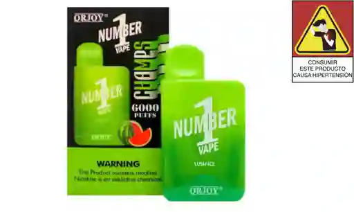 Vapeador Number 1 6000 Puffs Lush Ice