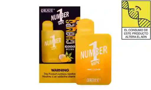 Vapeador Number 1 6000 Puffs Piña Colada