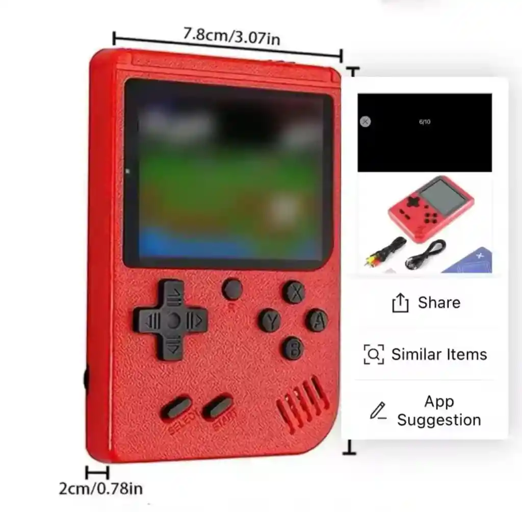 Consola De Juegos Retro Clásica 400 En 1