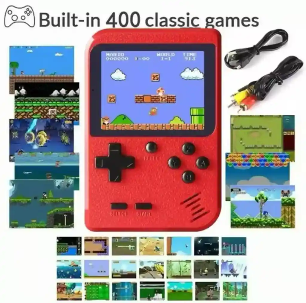 Consola De Juegos Retro Clásica 400 En 1