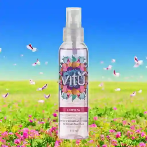 Loción Desmaquilladora Dual Vitu Para Ojos Y Labios Con Aceite De Almendras Y Extractos De Algas Marinas