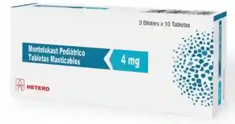 Montelukas 4 Mg Pediatrico Tabletas Masticables Caja