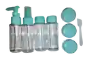 Kit De 7 Tarritos Viajeros Para Reenvasar Colores Surtidos