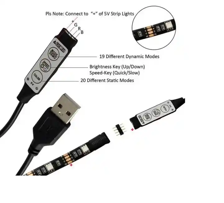 Cinta Led 5mt Bluetooth