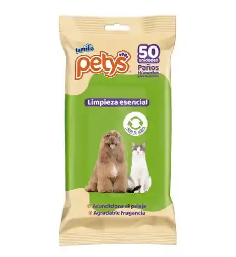 Pañitos Húmedos Petys Avena X 50unid
