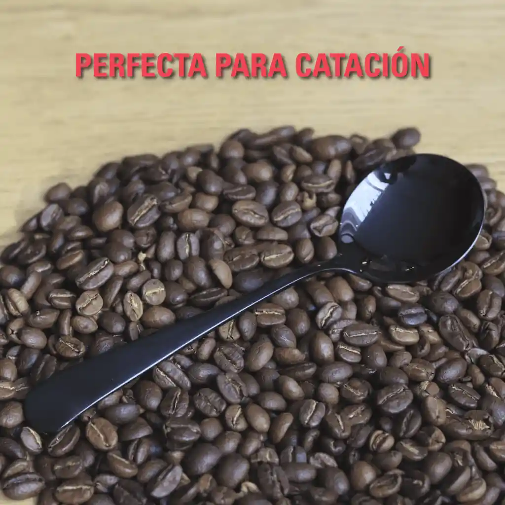 Cuchara De Catación Acero Inoxidable Negra