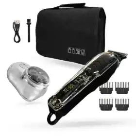 Afeitadora Eléctrica Inalámbrica + Mini Shaver De Regalo + Estuche De Viaje