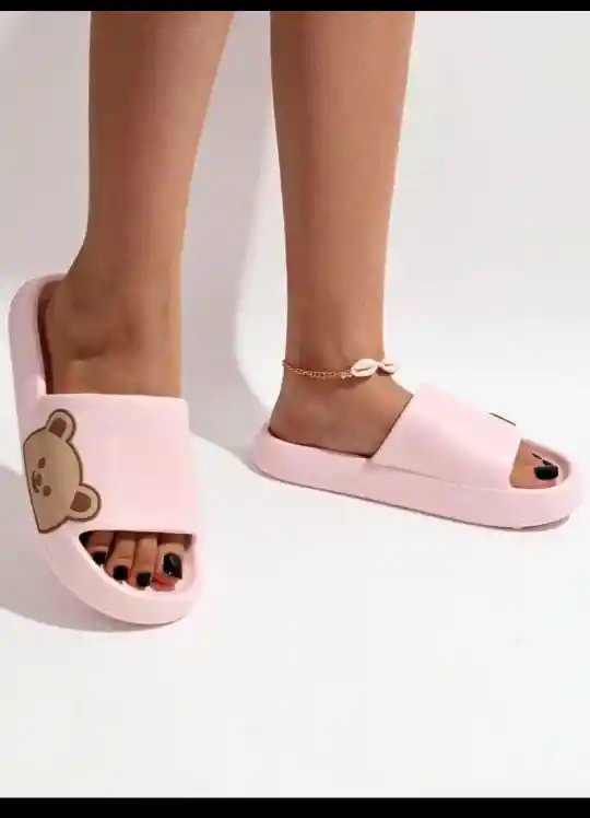 Sandalias Osito Para Dama Talla 39/40