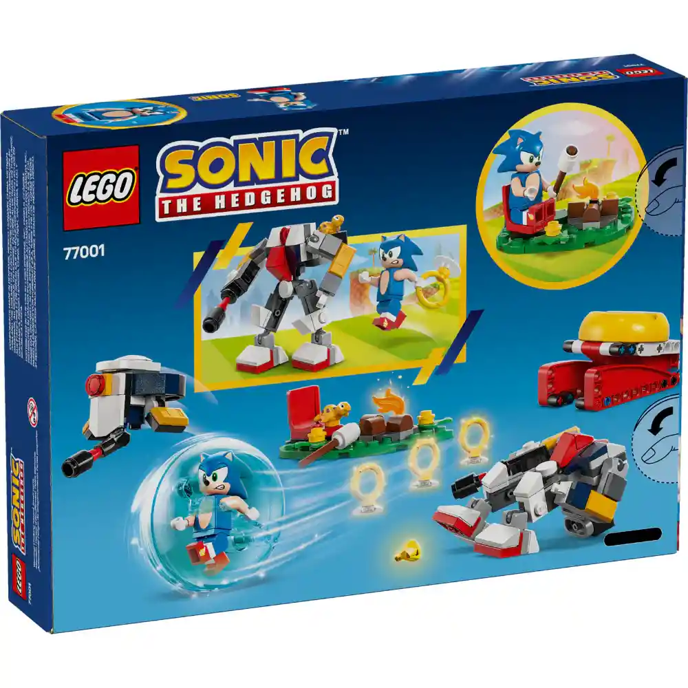 Juego De Construcción Lego 177 Batalla De Sonic Para Niños