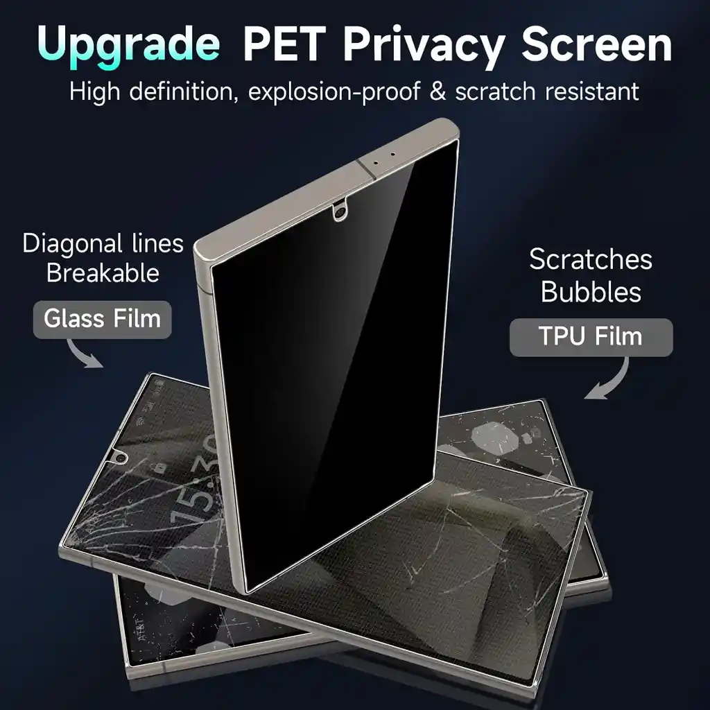 Protector De Pantalla Vidrio Templado Anti Espia Samsung Galaxy S24 Ultra