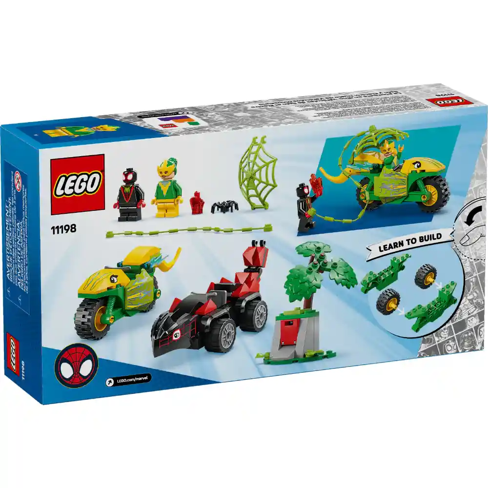 Juego De Construcción Lego 124 Piezas Spin Y Electro Niños