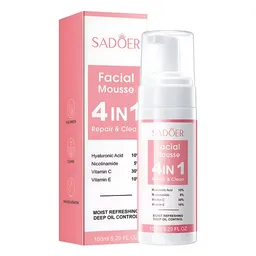 Espuma Limpiadora Facial 4 En 1 Sadoer