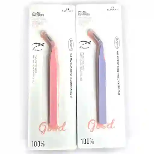 Box Pinza Para Pestañas X12 Unidades