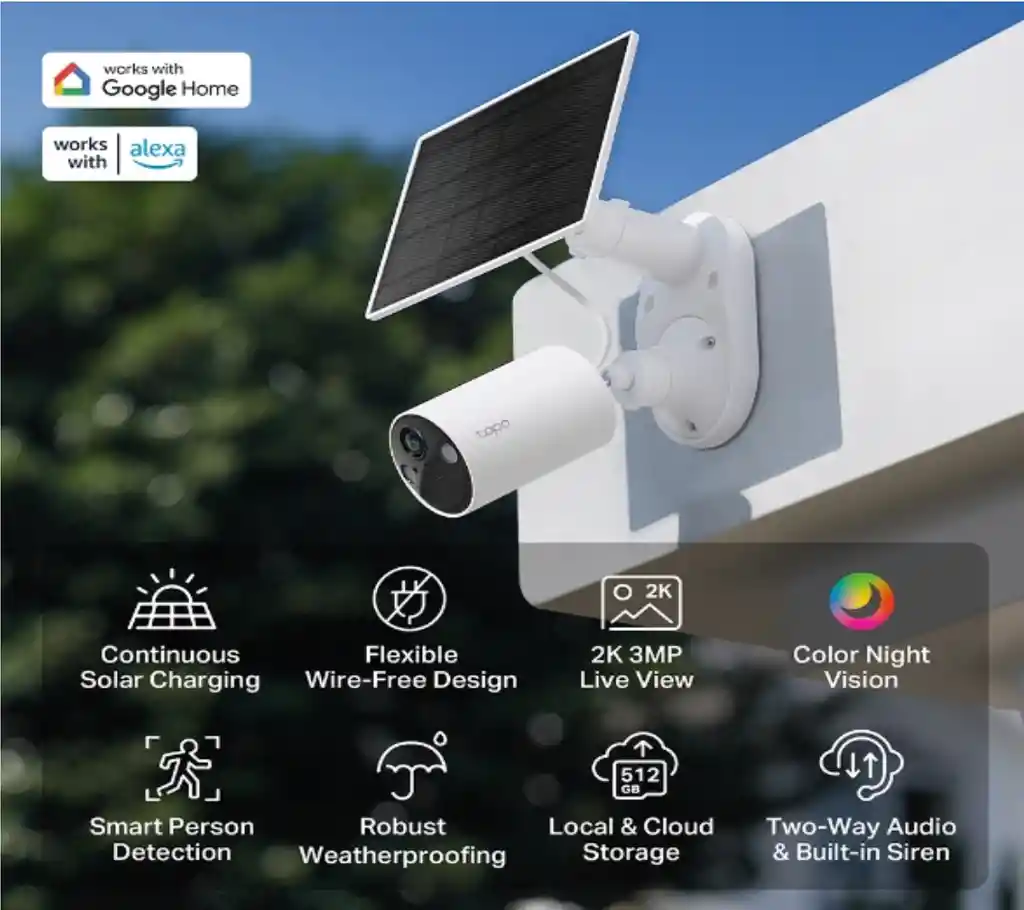 Cámara De Vigilancia Solar C410