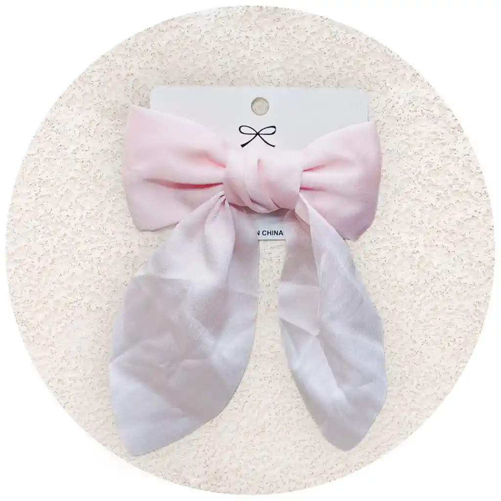 Moño Pinza Coquette - Rosa
