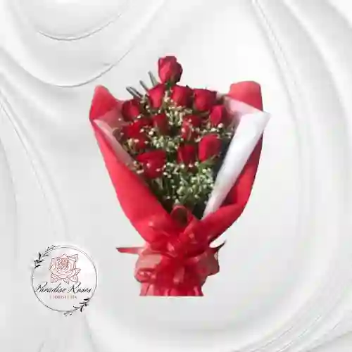 Rosas Rojas En Buckets Amor