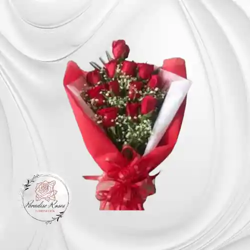 Rosas Rojas En Buckets Amor