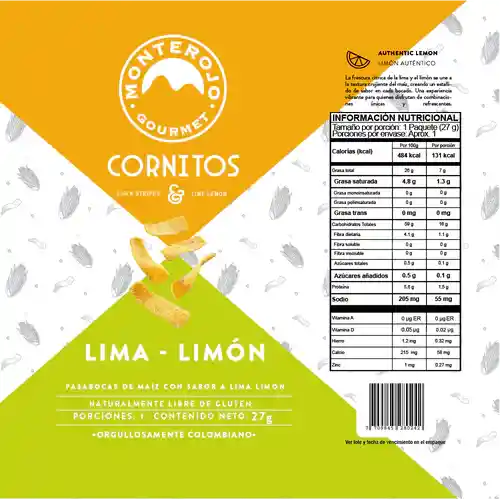 Cornitos Lima Limón 27g