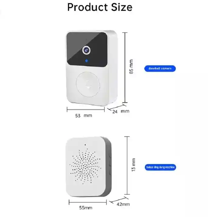 Timbre Inteligente Wifi Con Camara Intercomunicador Celular
