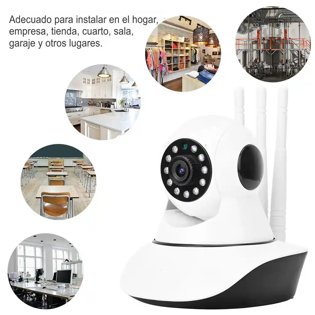 Cámara De Seguridad Ip Wifi 5g Motorizada1080p Hd 360° Yoosee