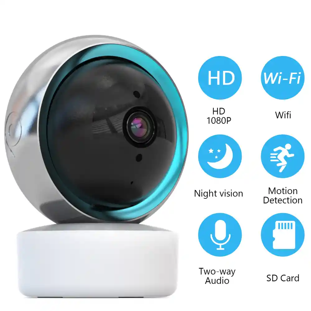 Cámara De Seguridad Interior Wifi Full Hd 1080p Smart Camera