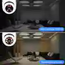 Cámara De Seguridad Wifi Bombillo Robotica Panoramica Ip 360°