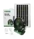Ventilador Panel Solar Recargable Portatil