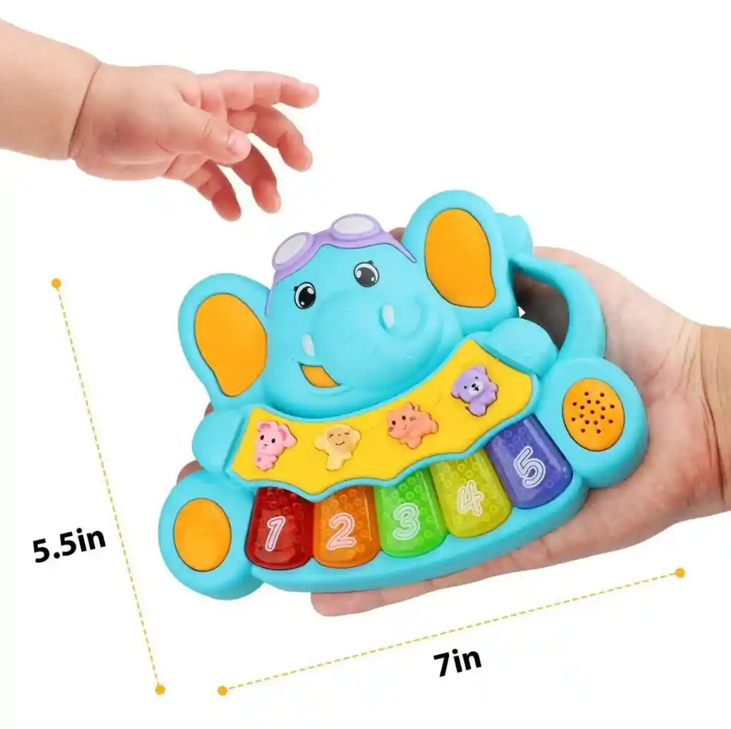 Juguete Educativo Piano Bebe Elefante