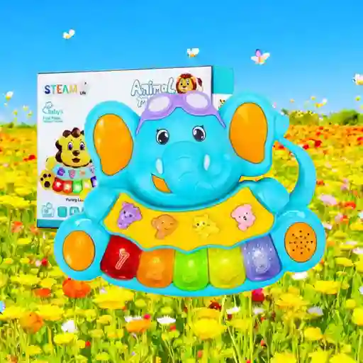 Juguete Educativo Piano Bebe Elefante