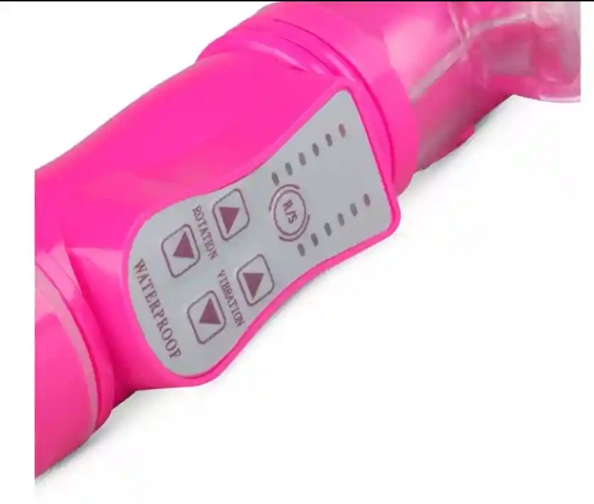 Vibrador Conejo De Doble Estimulación Rosado Easy Toys