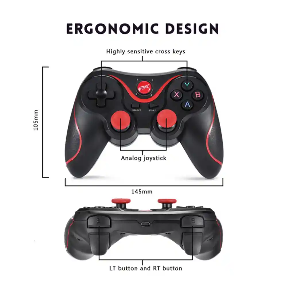 Control De Juegos Celulares Gamepad Recargable Bluetooth X3