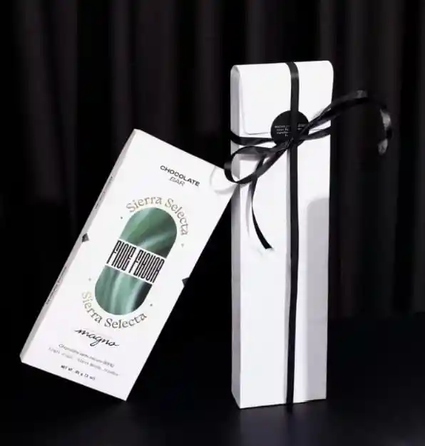 Barra De Chocolate Sierra Selecta 65% - Empaque Regalo Magno