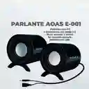 Parlantes Para Pc Aoas E-001 Altavoces Potentes 4w